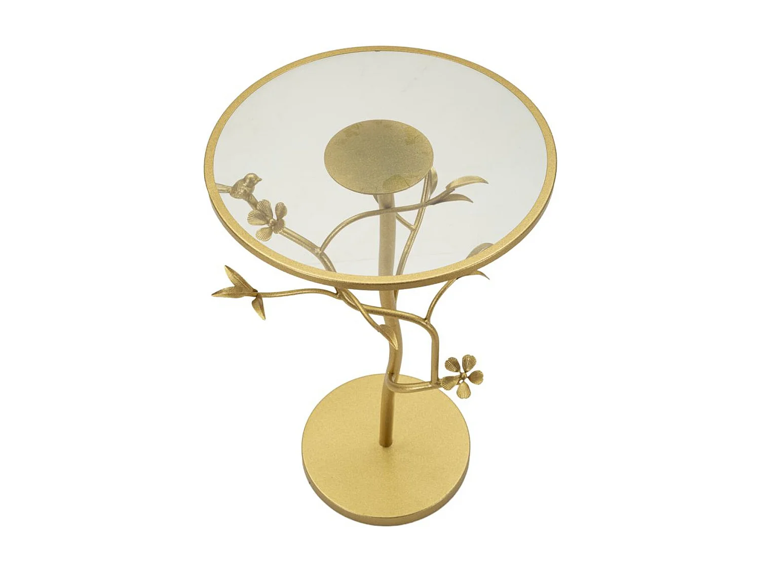 Mesa de Centro MF804, Oro, 38x38x60 cm, Seven Design