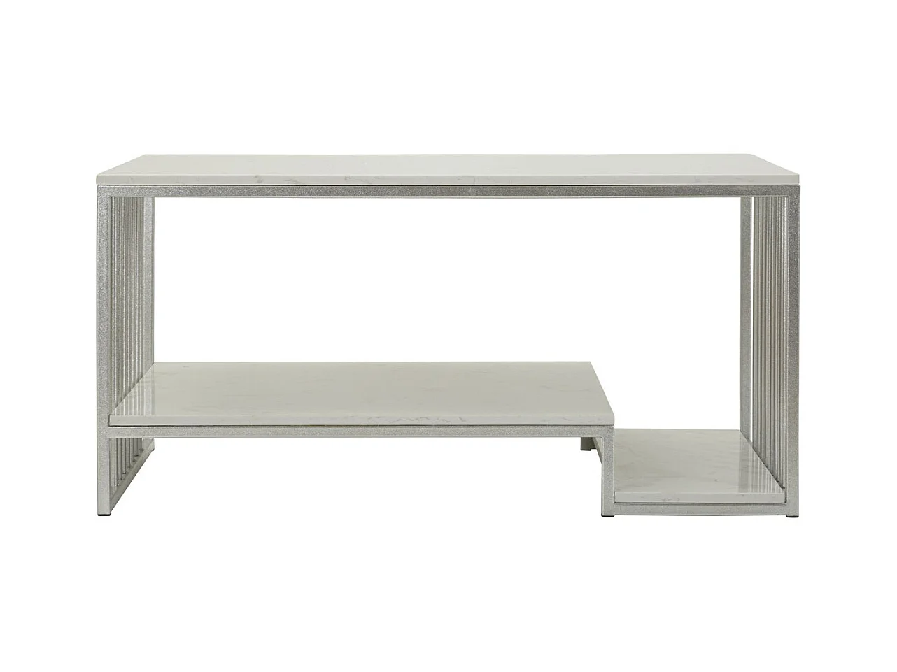 Table d'Appoint MF790, Argent, 90x45x60 cm, Seven Design