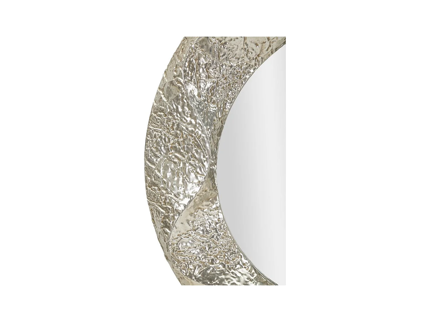 Specchio con Cornice MF779, Argento, 104x7x104 cm, Epikasa