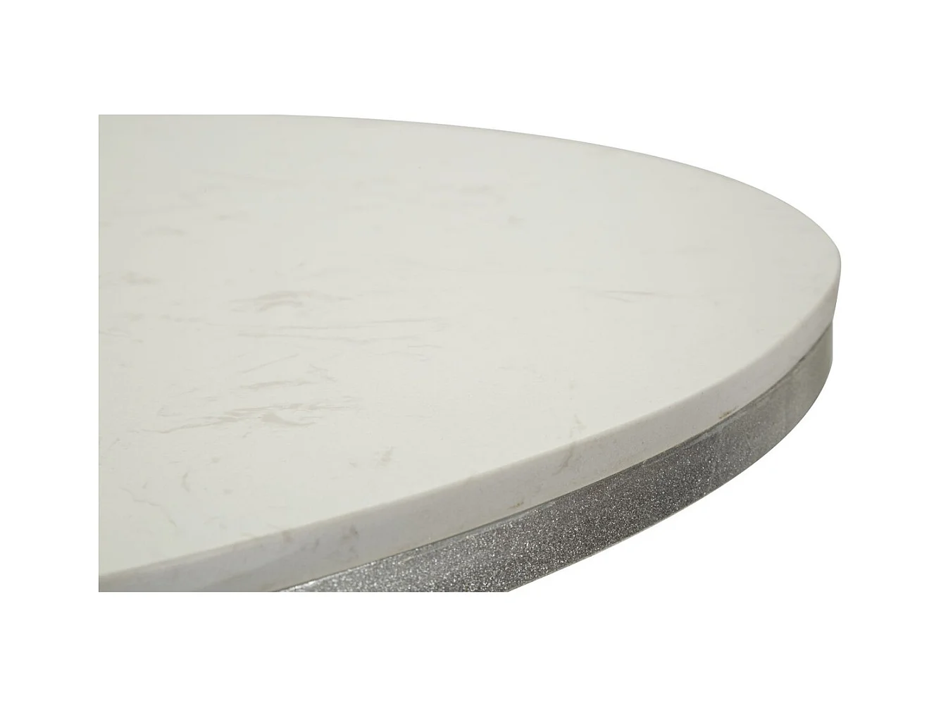 Table d'Appoint MF806, Argent, 100x100x76,5 cm, Seven Design