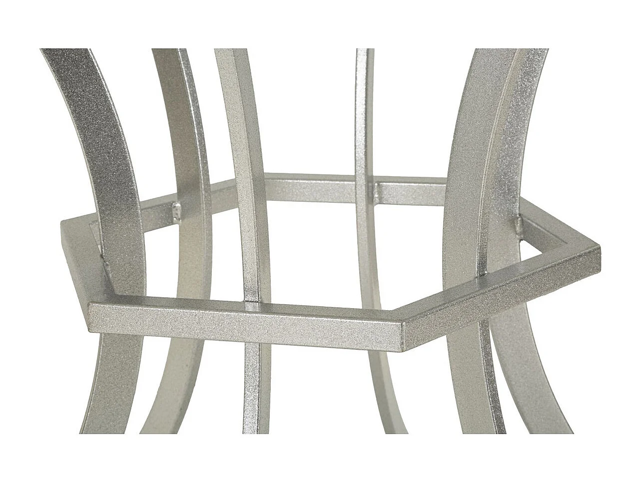 Mesa de Centro MF806, Plata, 100x100x76,5 cm, Seven Design