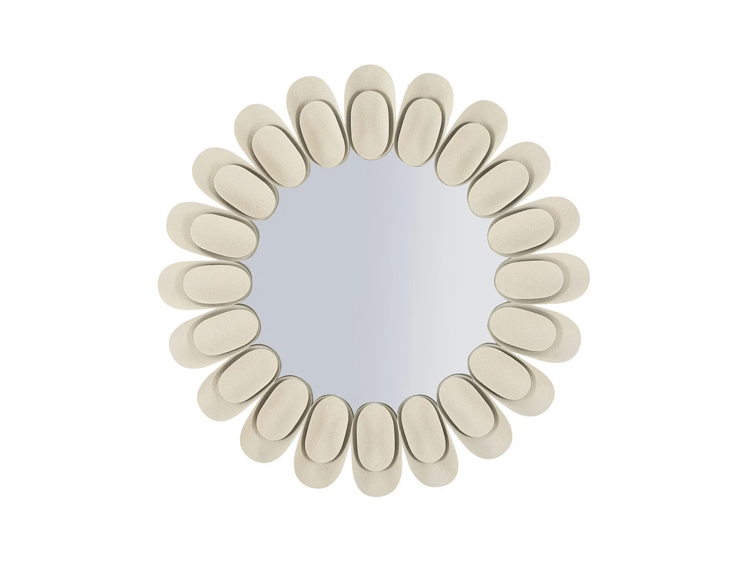 Miroir avec Cadre MF781, Beige, 85x85x6 cm, Epikasa