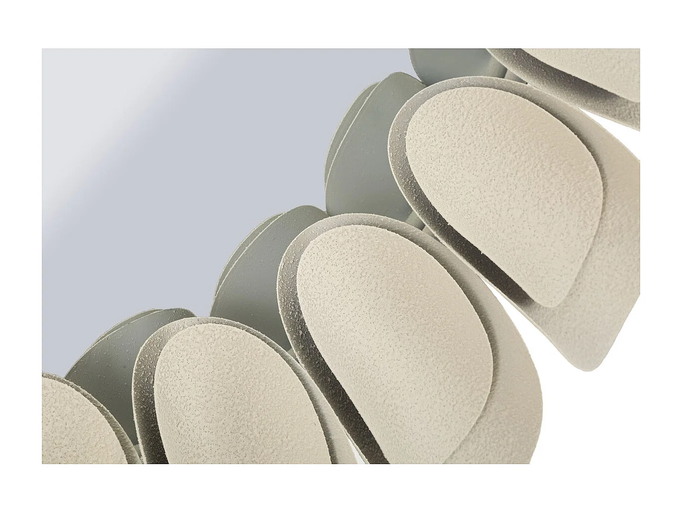 Lustro w Ramie MF781, Beżowy, 85x85x6 cm, Seven Design