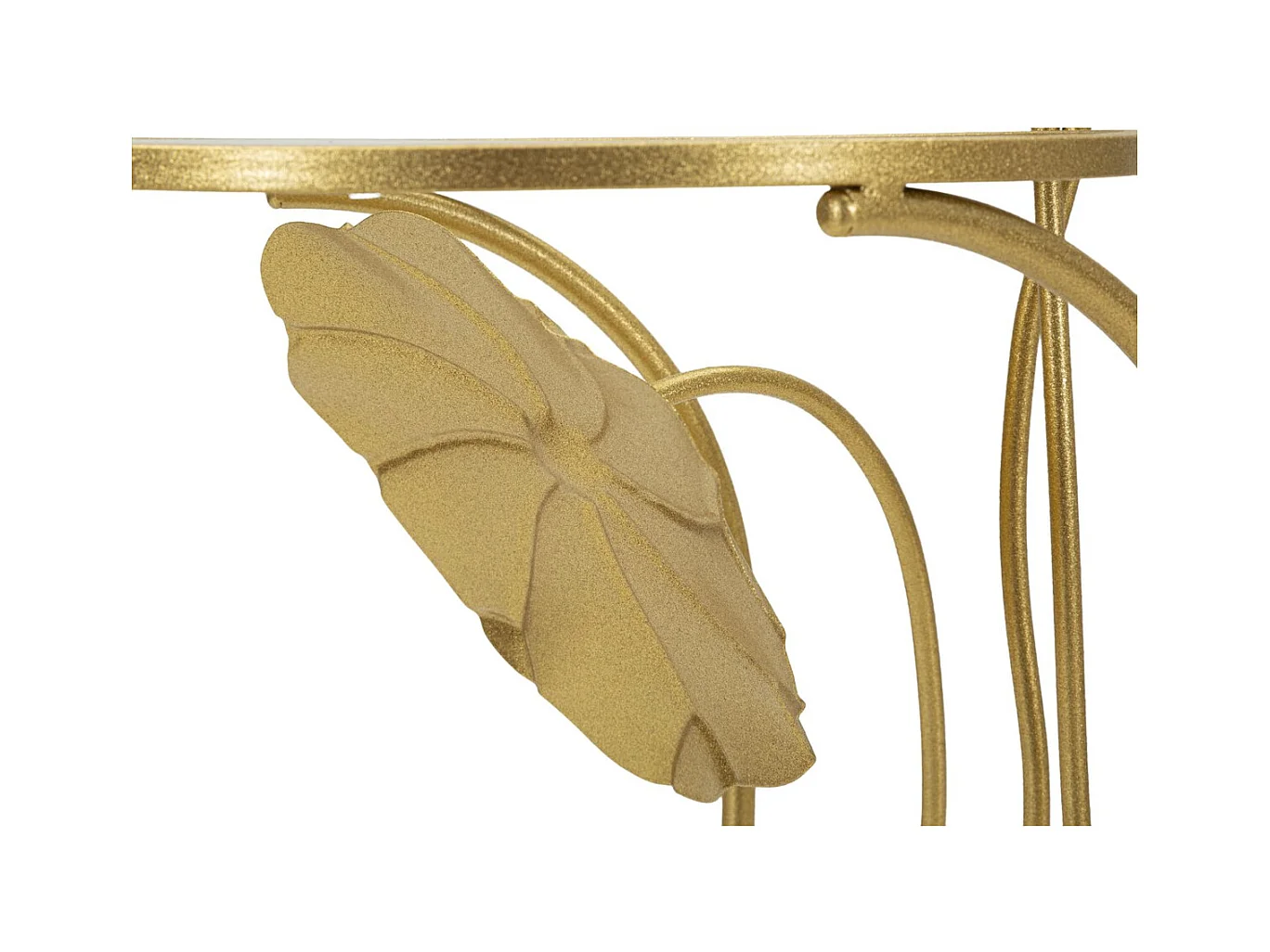 Table d'Appoint MF803, Or, 40x40x78 cm, Seven Design