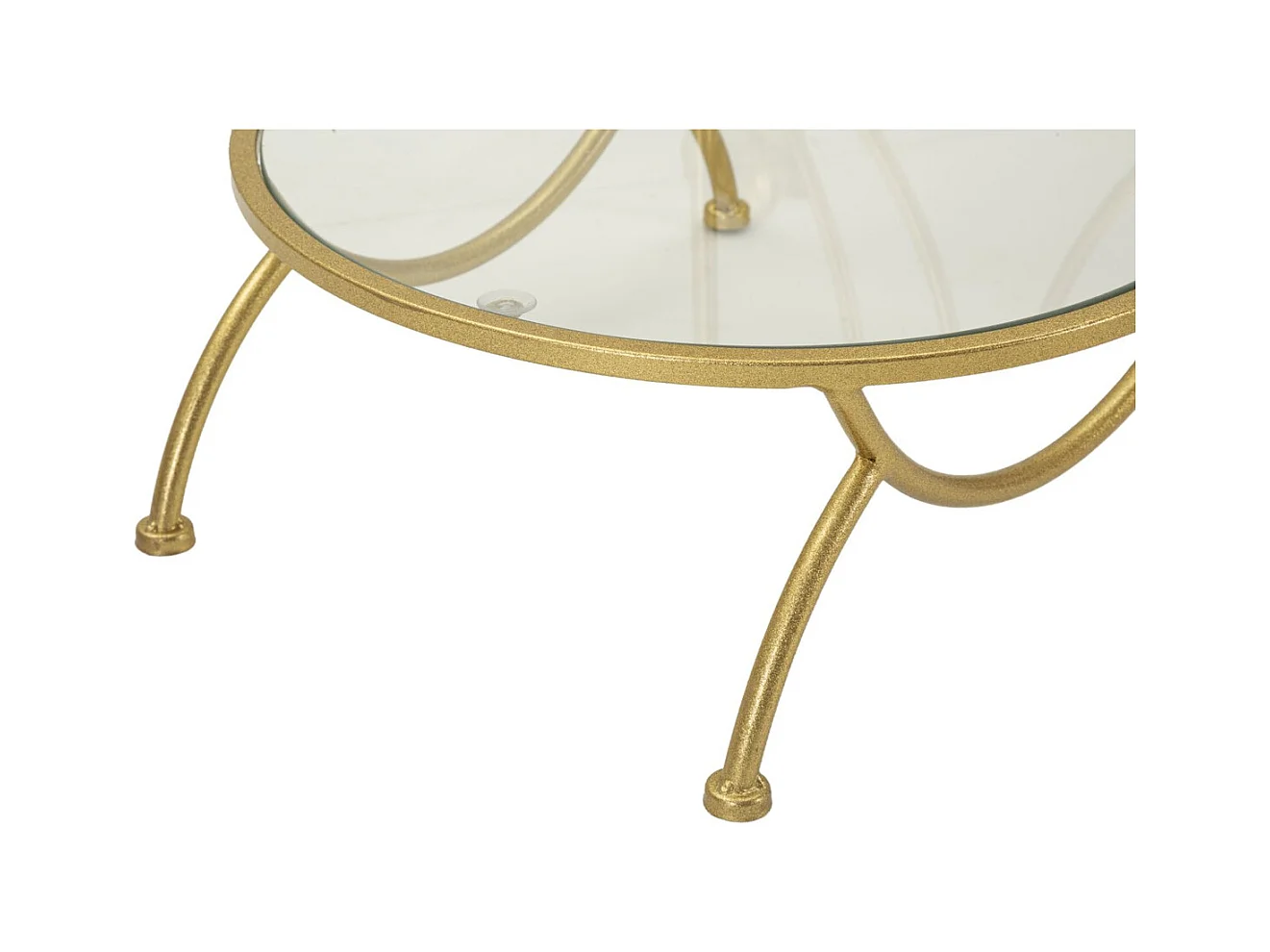 Table d'Appoint MF803, Or, 40x40x78 cm, Seven Design