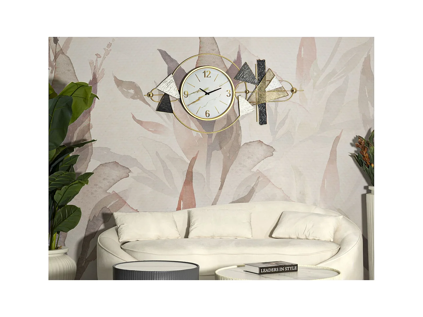 Horloge Murale MF765, Multicouleur, 120x6x60 cm, Seven Design