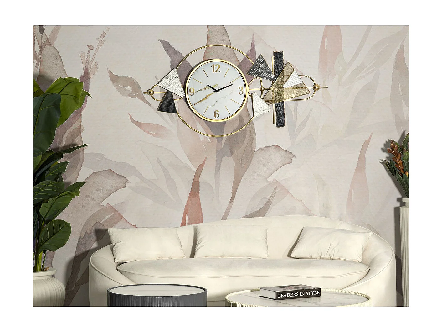 Zegar ścienny MF765, Wielokolorowy, 120x6x60 cm, Seven Design