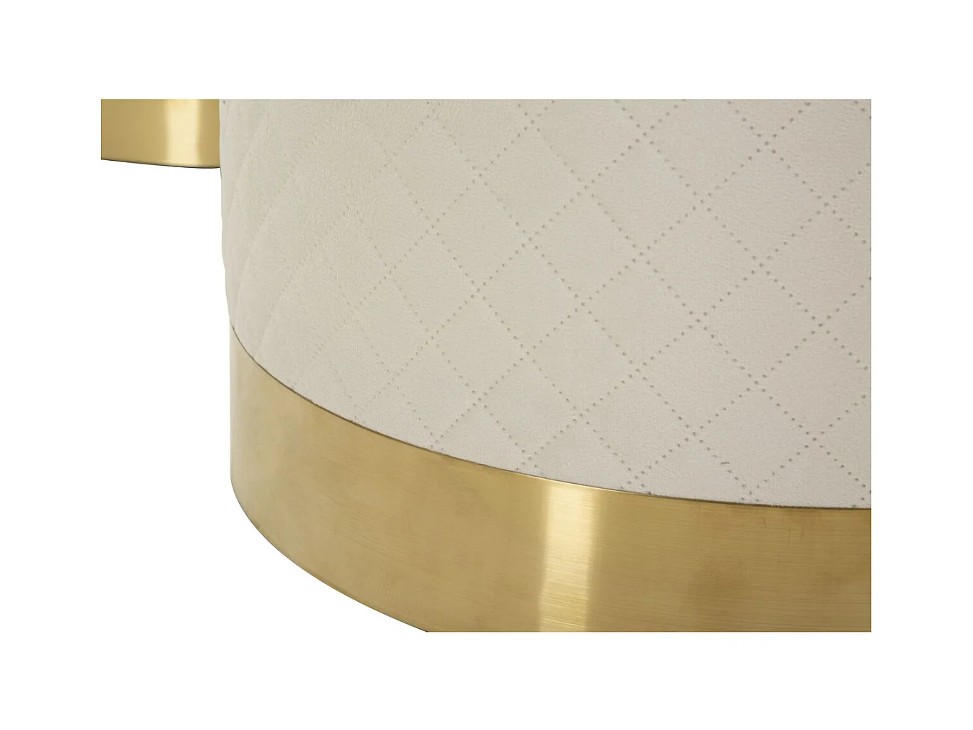 Set van 3 Poefs MF770, Beige, 60x60x80 cm, Epikasa