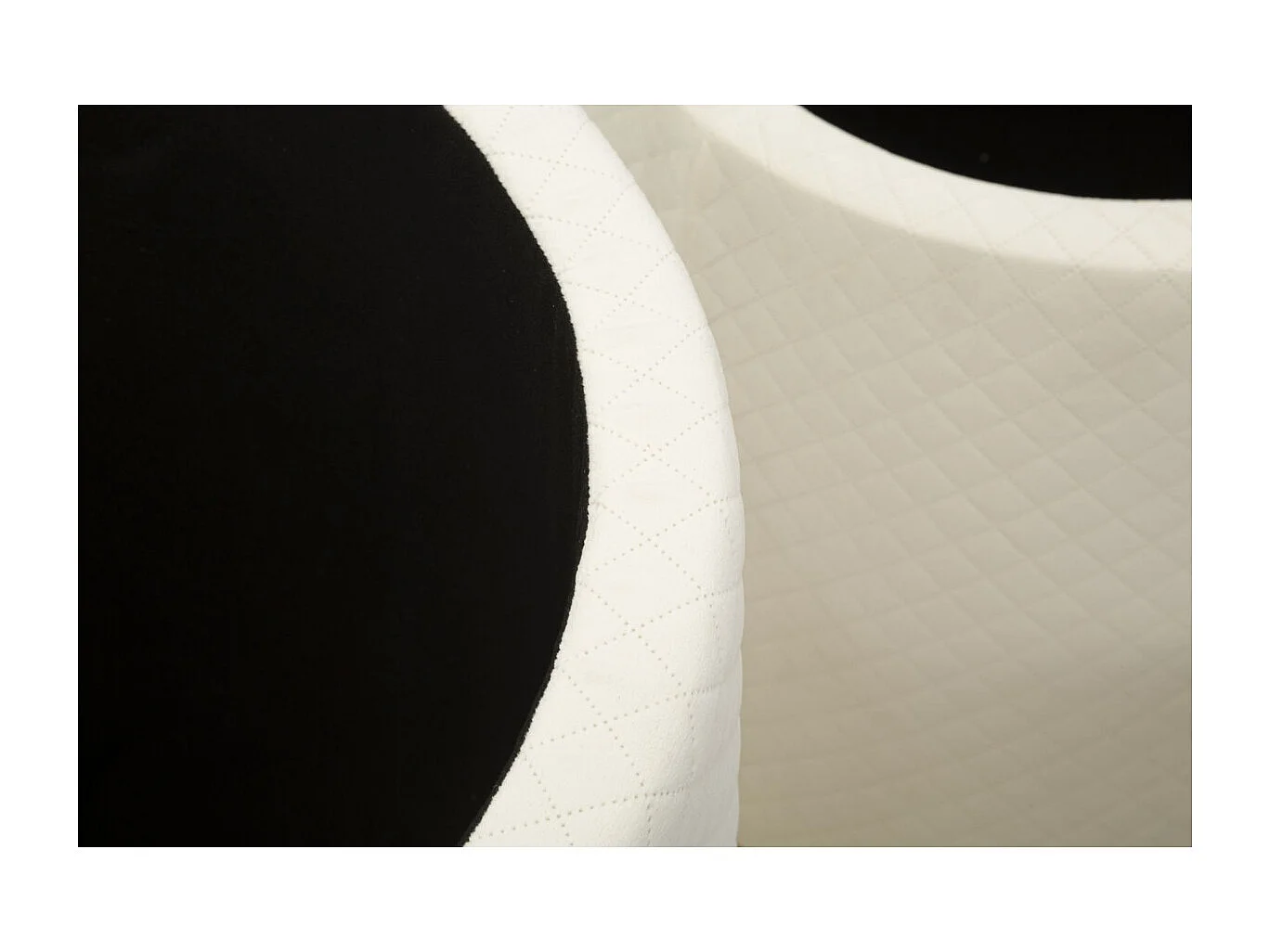 Zestaw 3 Pufami MF770, Beżowy, 60x60x80 cm, Seven Design