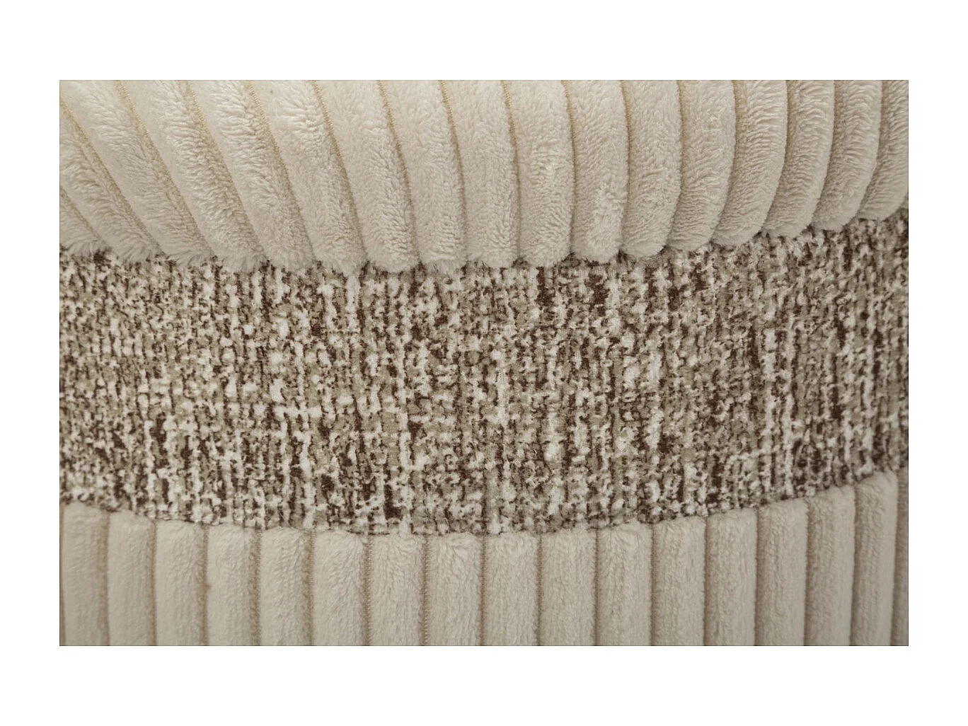 Zestaw 3 Pufami MF768, Beżowy, 40,5x40,5x49,5 cm, Seven Design