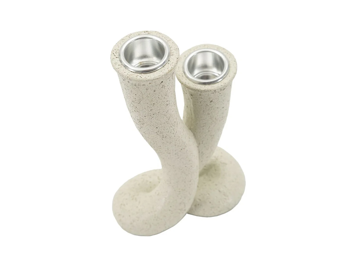 Bougeoir MF750, Beige, 10x6,5x17,5 cm, Seven Design