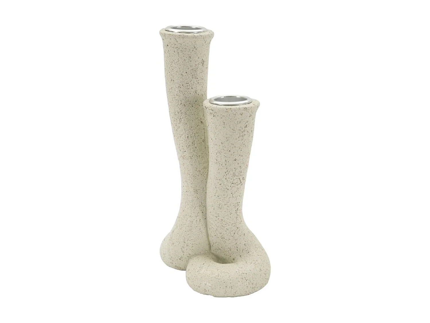 Bougeoir MF750, Beige, 10x6,5x17,5 cm, Seven Design