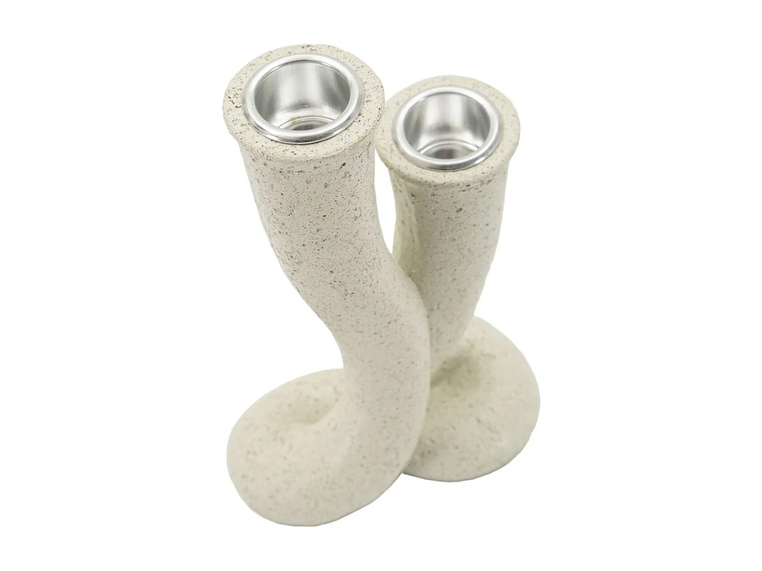 Bougeoir MF750, Beige, 10x6,5x17,5 cm, Seven Design