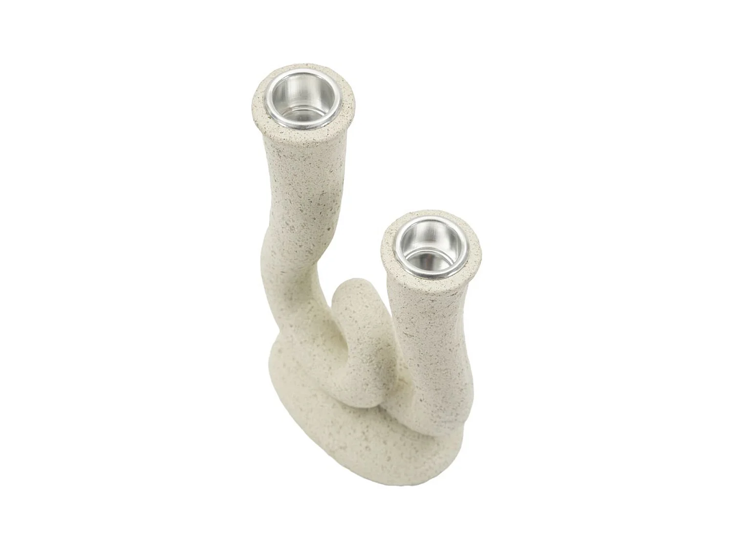 Bougeoir MF746, Beige, 12x7x20 cm, Seven Design