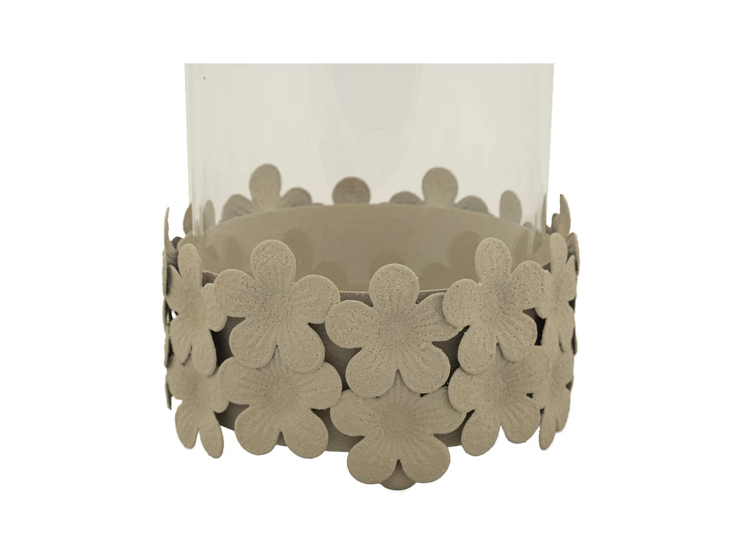 Bougeoir MF749, Beige, 12x12x16 cm, Epikasa