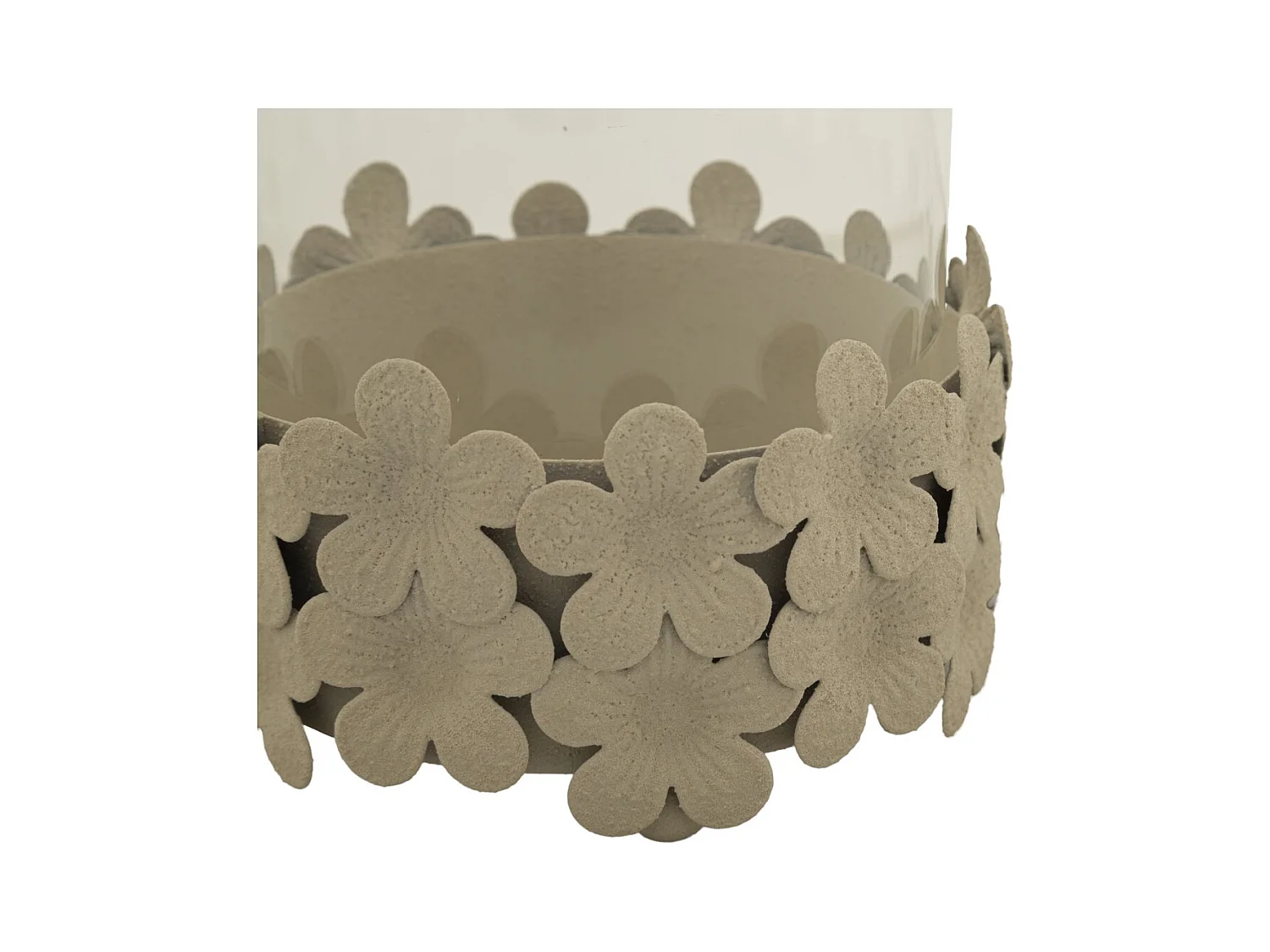 Bougeoir MF749, Beige, 12x12x16 cm, Epikasa