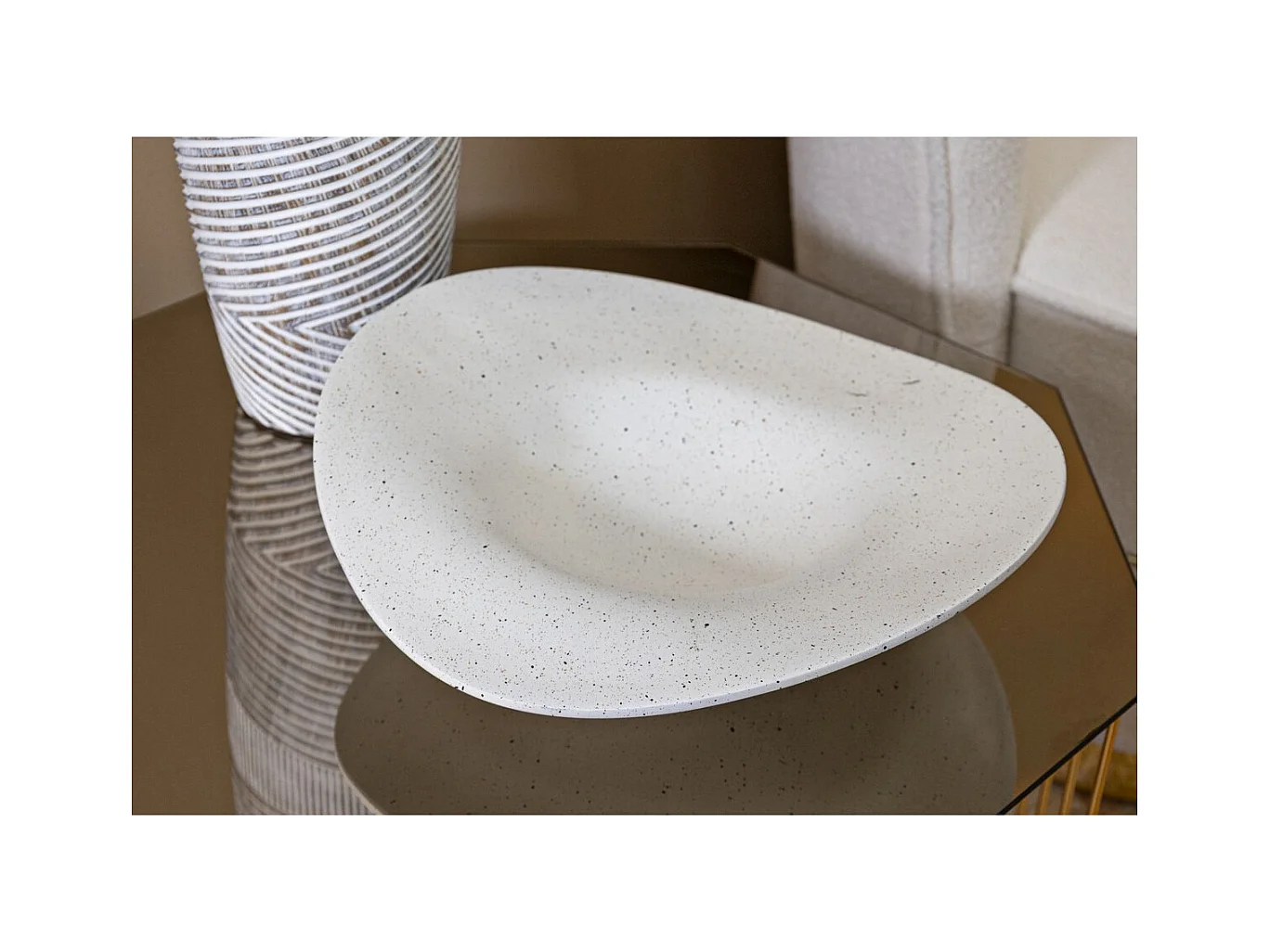 Plateau MF859, Beige, 41x12x41 cm, Epikasa