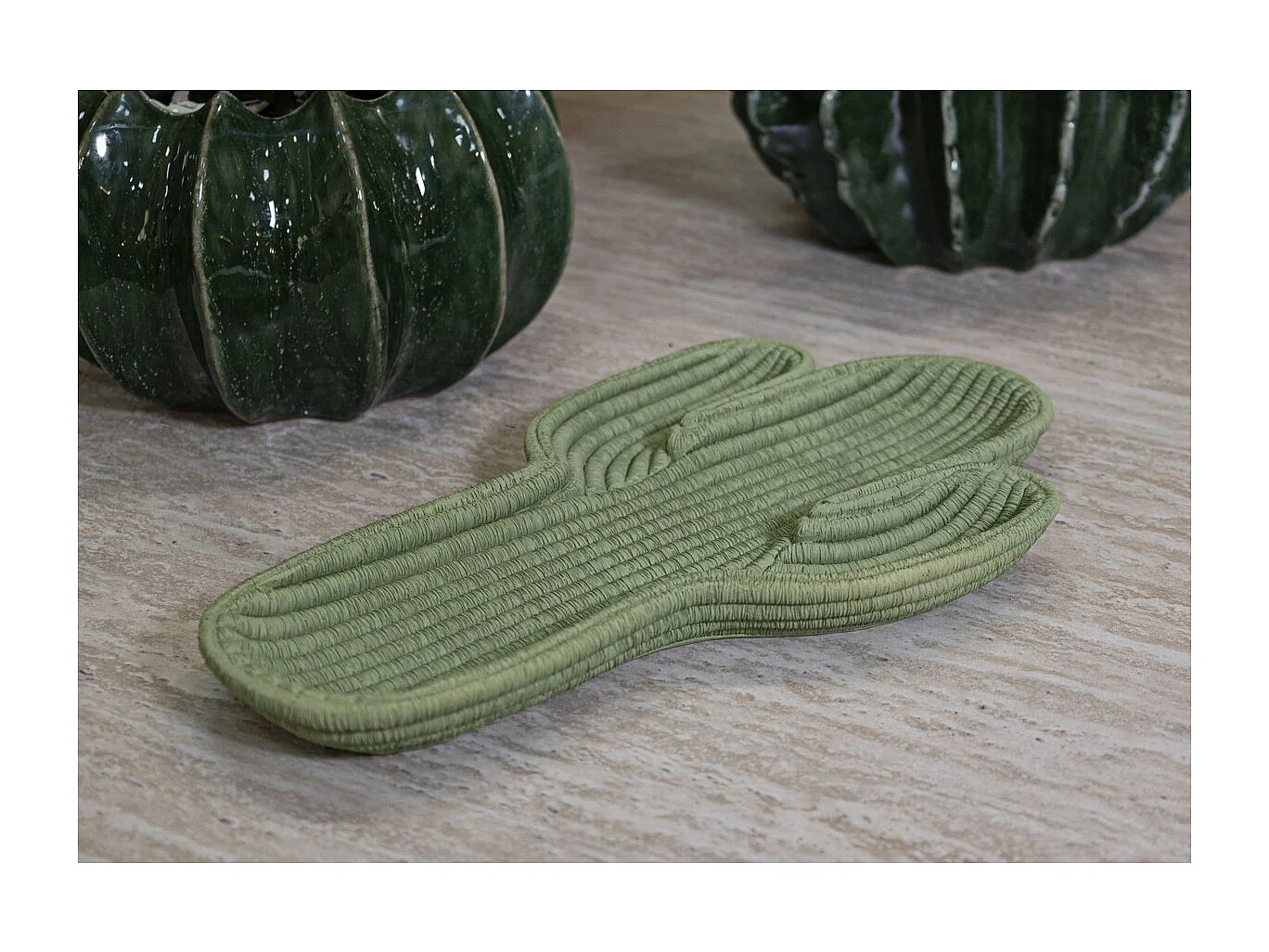 Taca Kaktus, Zielony, 34x3x20 cm, Seven Design