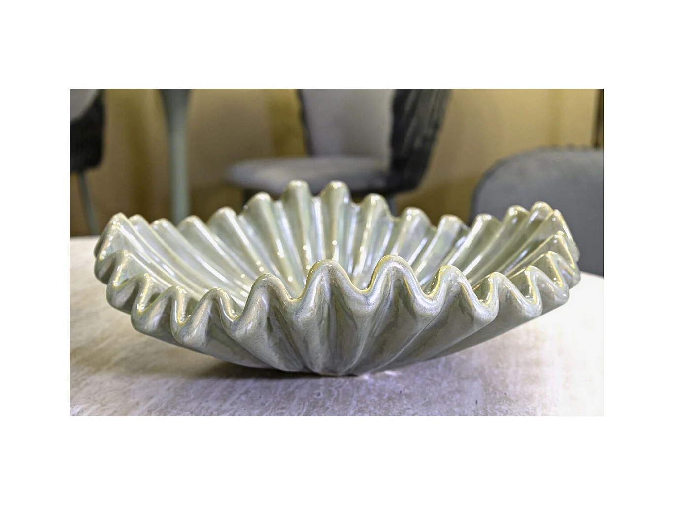 Plateau MF855, Vert, 40x40x13 cm, Epikasa