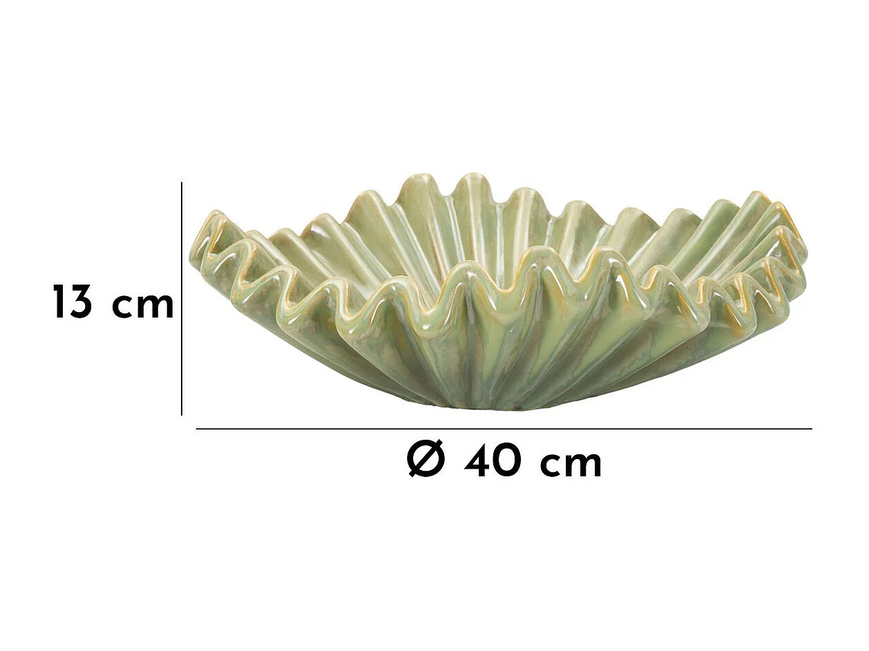 Dienblad MF855, Groen, 40x40x13 cm, Seven Design
