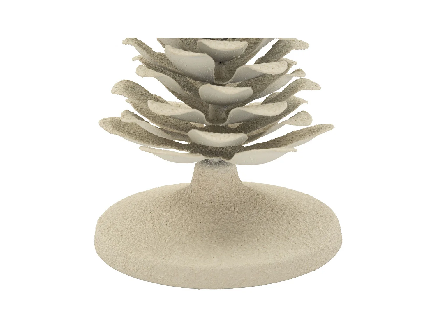 Bougeoir MF748, Beige, 9,5x9,5x11,5 cm, Seven Design