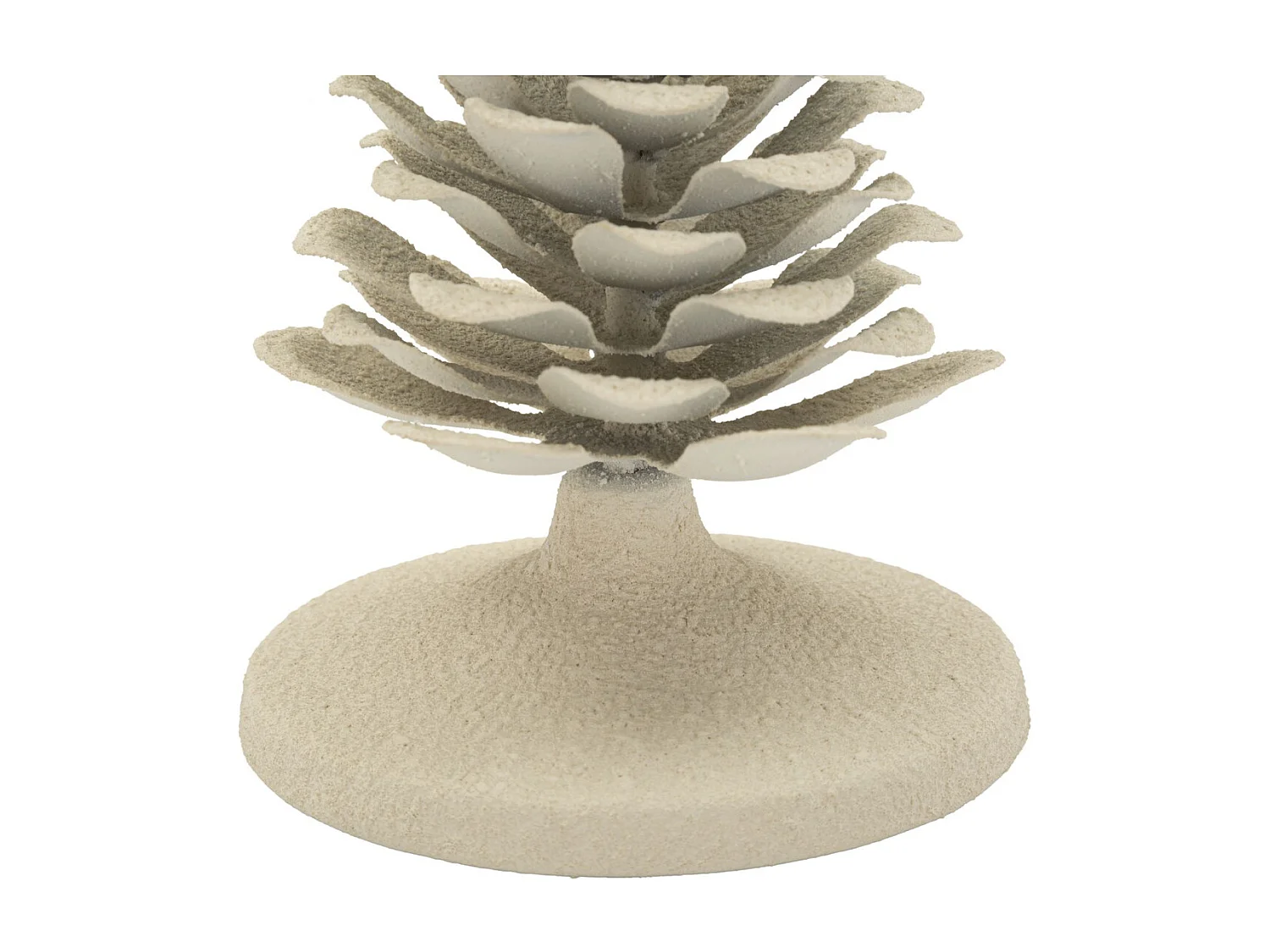 Świecznik MF748, Beżowy, 9,5x9,5x11,5 cm, Seven Design