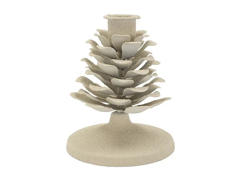 Kaarsenhouder MF748, Beige, 9,5x9,5x11,5 cm, Seven Design