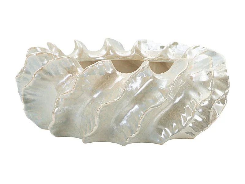 Wazon Dekoracyjny MF826, Biały, 43x43x16 cm, Seven Design