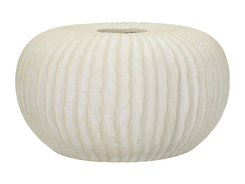 Decoratieve Vaas MF817, Beige, 40x40x23 cm, Epikasa