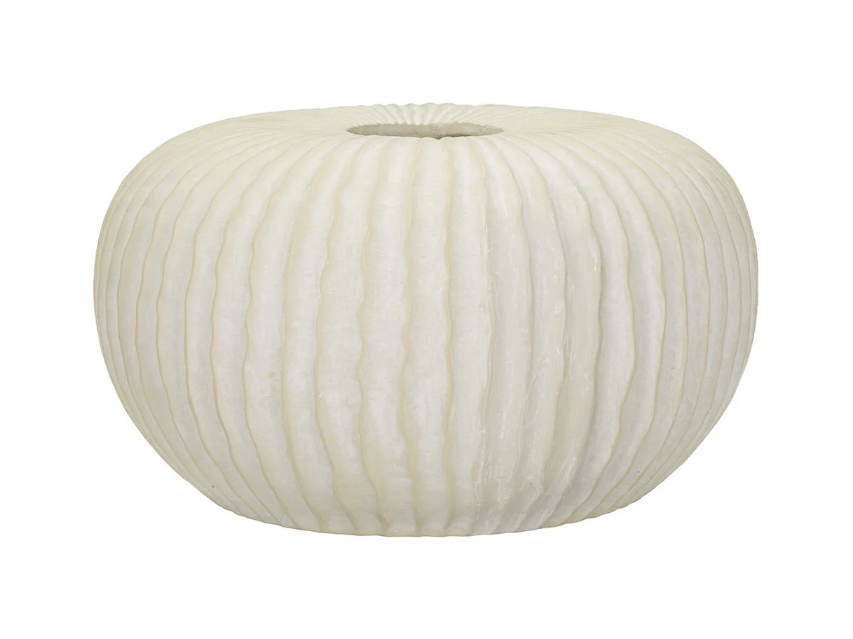 Vase Décoratif MF817, Beige, 40x40x23 cm, Epikasa