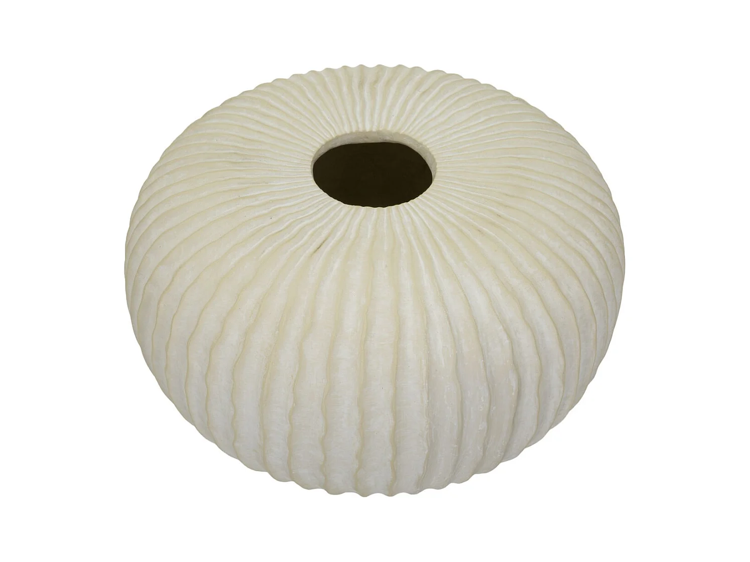 Vase Décoratif MF817, Beige, 40x40x23 cm, Epikasa
