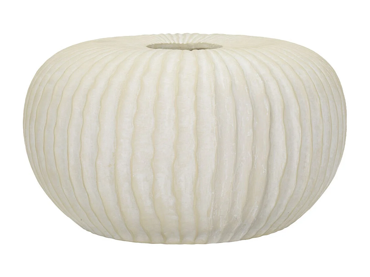 Wazon Dekoracyjny MF817, Beżowy, 40x40x23 cm, Seven Design