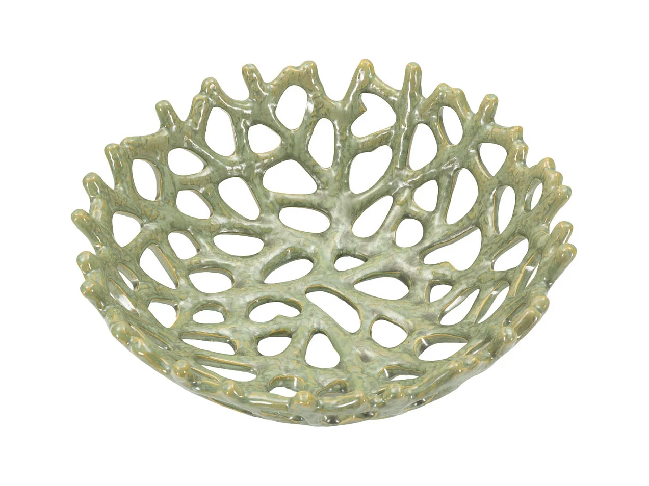 Plateau MF858, Vert, 35x35x13 cm, Seven Design