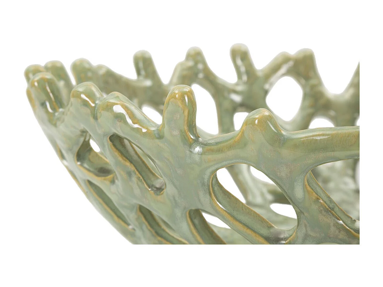 Plateau MF858, Vert, 35x35x13 cm, Seven Design