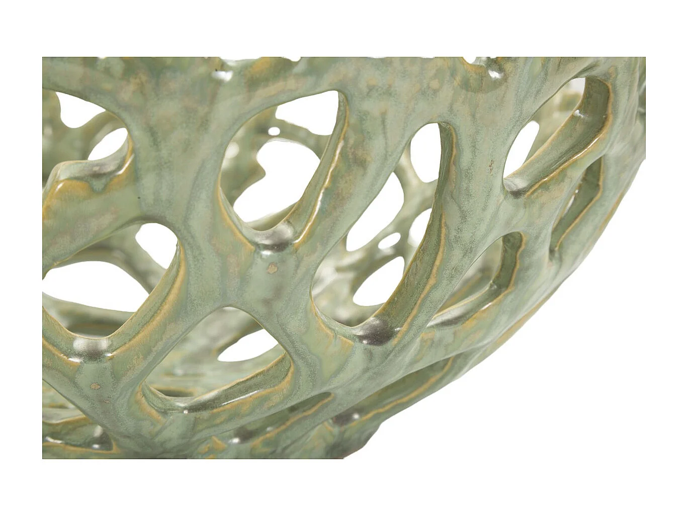 Plateau MF858, Vert, 35x35x13 cm, Seven Design