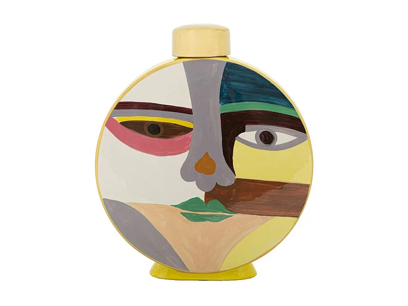 Vaso Decorativo MF839, Multicolore, 28x9x33 cm, Epikasa