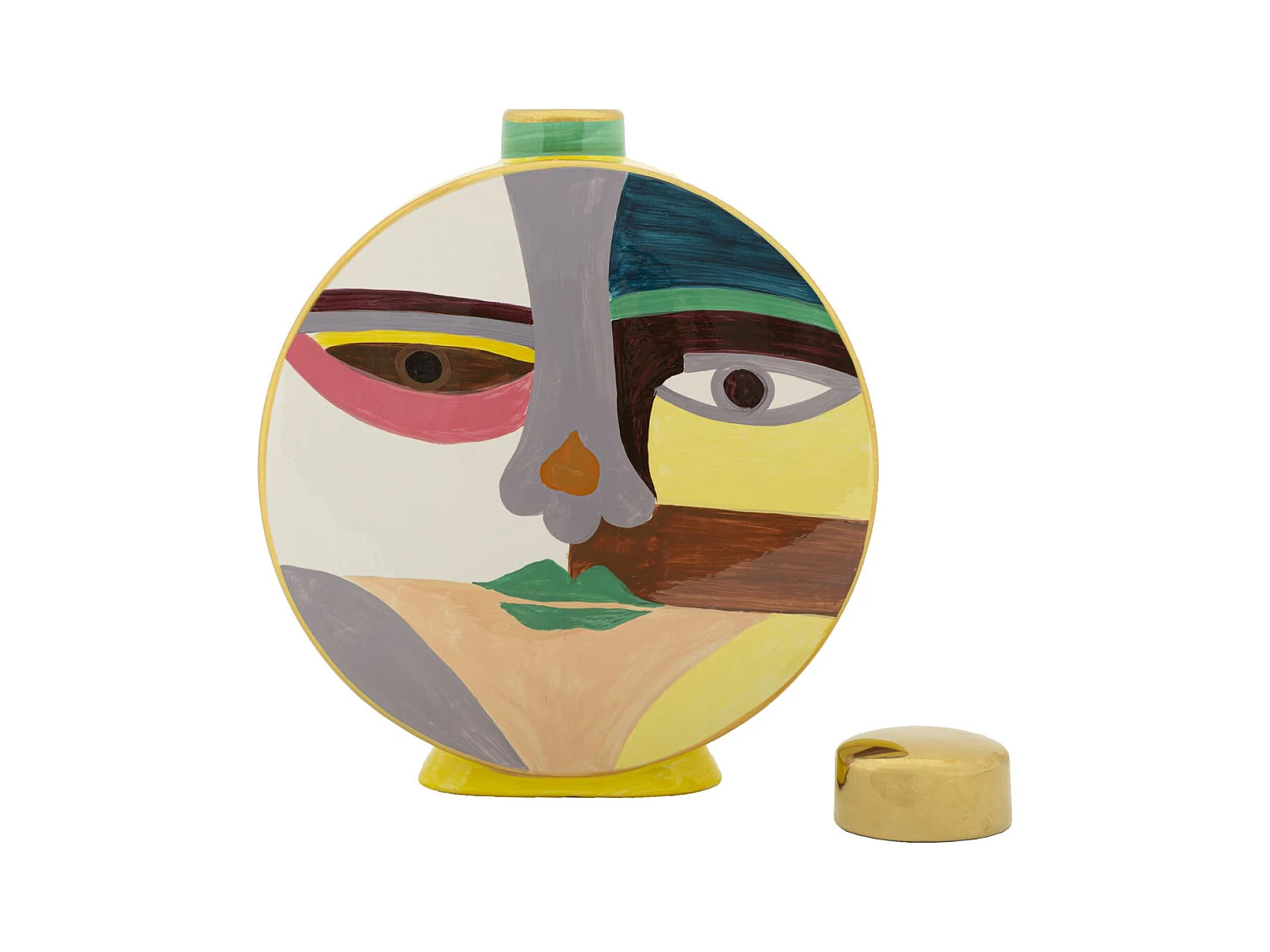 Vase Décoratif MF839, Multicouleur, 28x9x33 cm, Seven Design