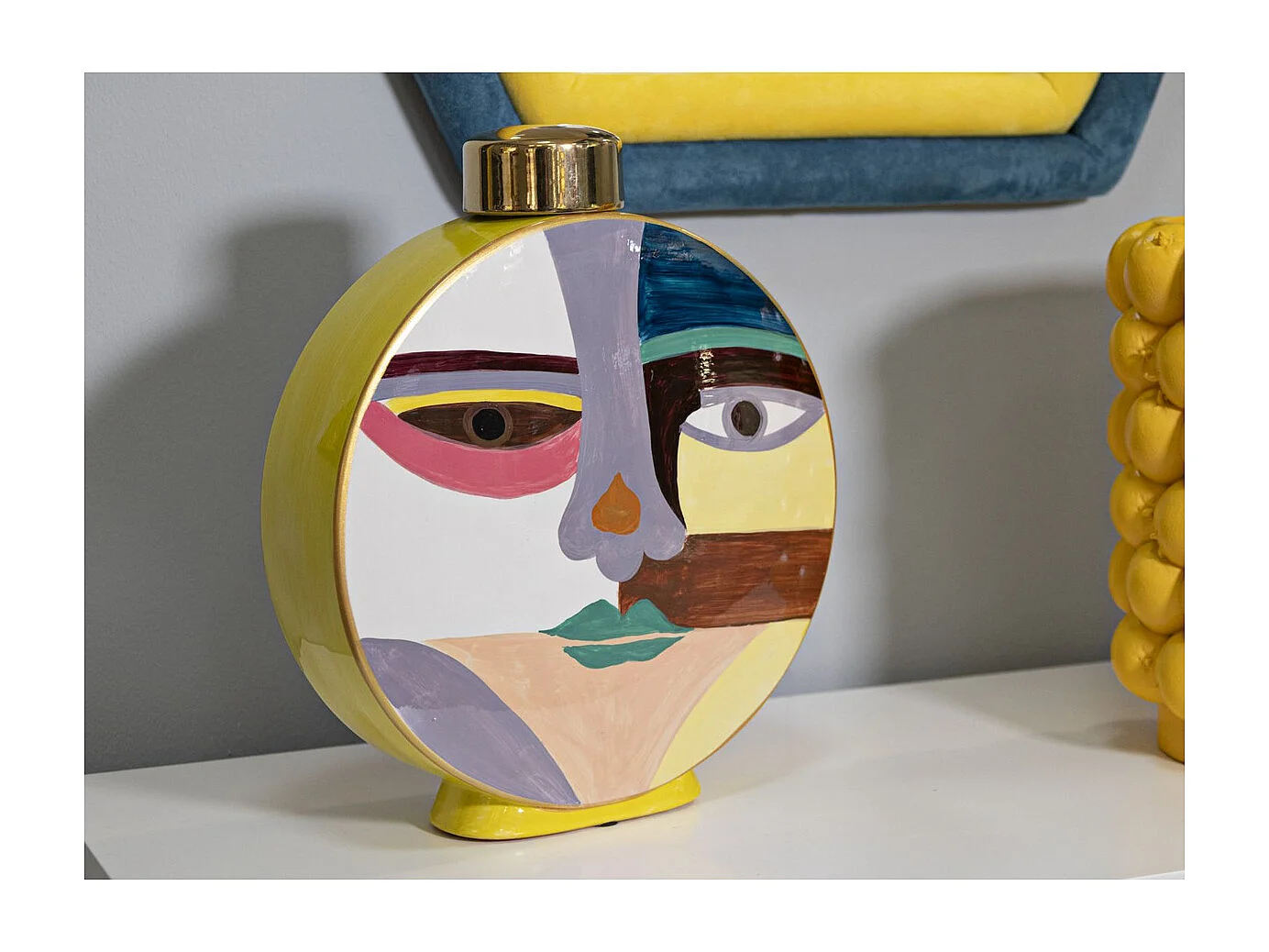 Wazon Dekoracyjny MF839, Wielokolorowy, 28x9x33 cm, Seven Design