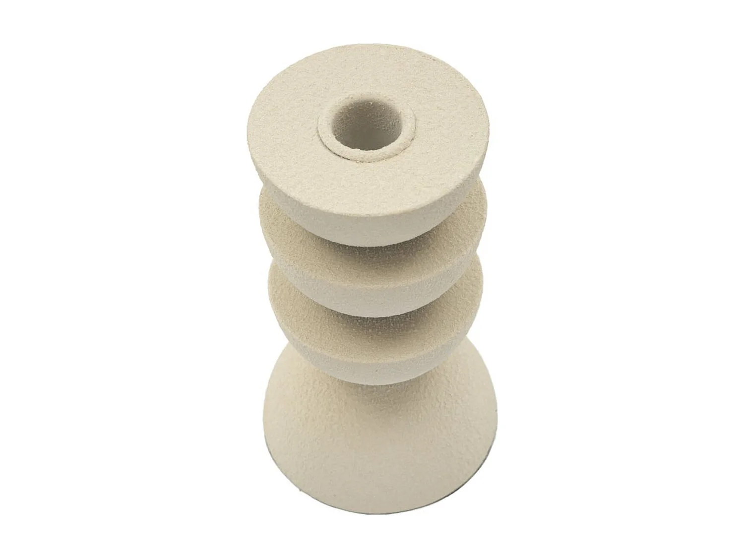 Portacandela MF742, Beige, 9x9x15 cm, Seven Design