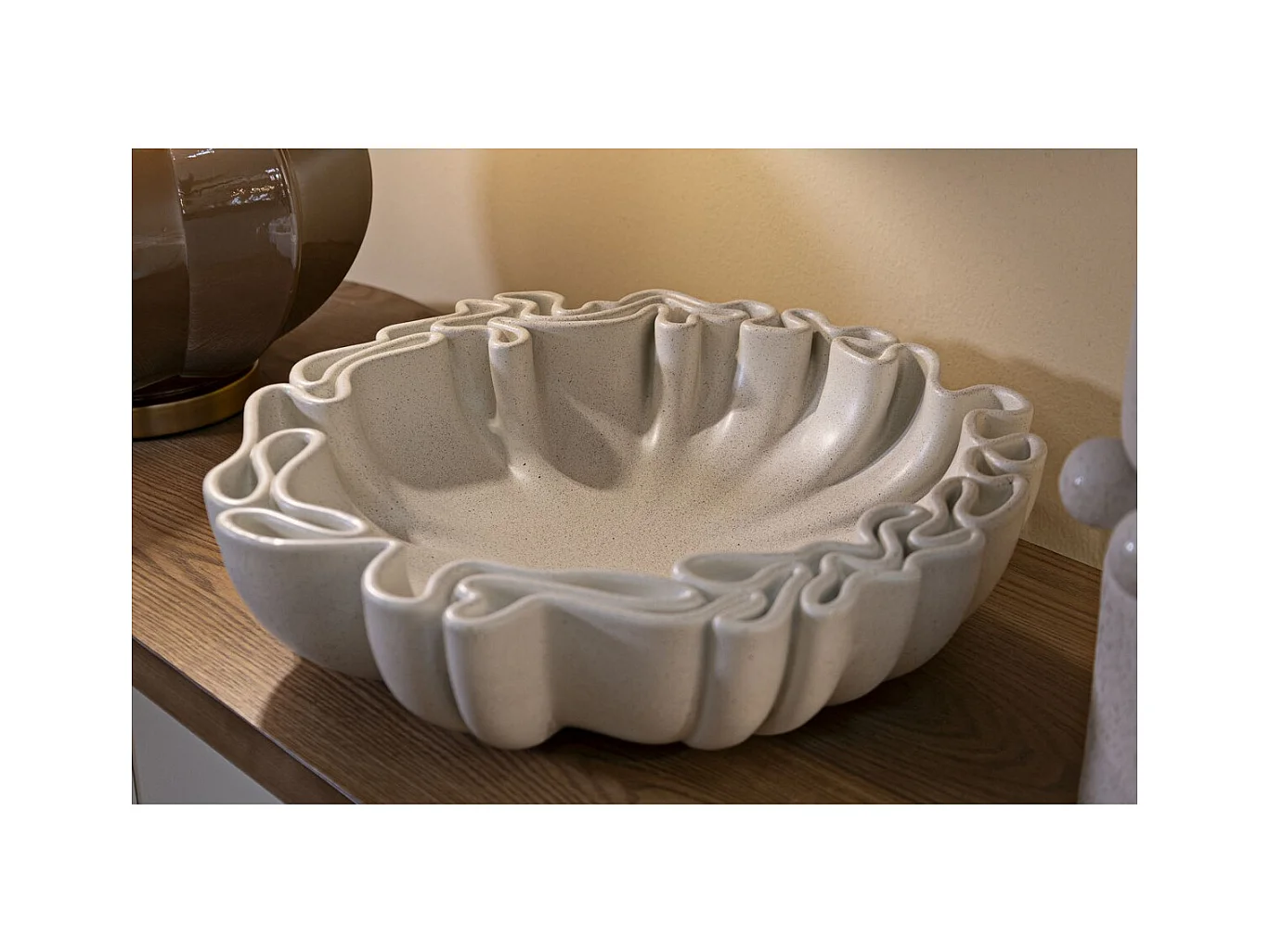 Plateau MF857, Beige, 40,5x38,5x9,5 cm, Seven Design