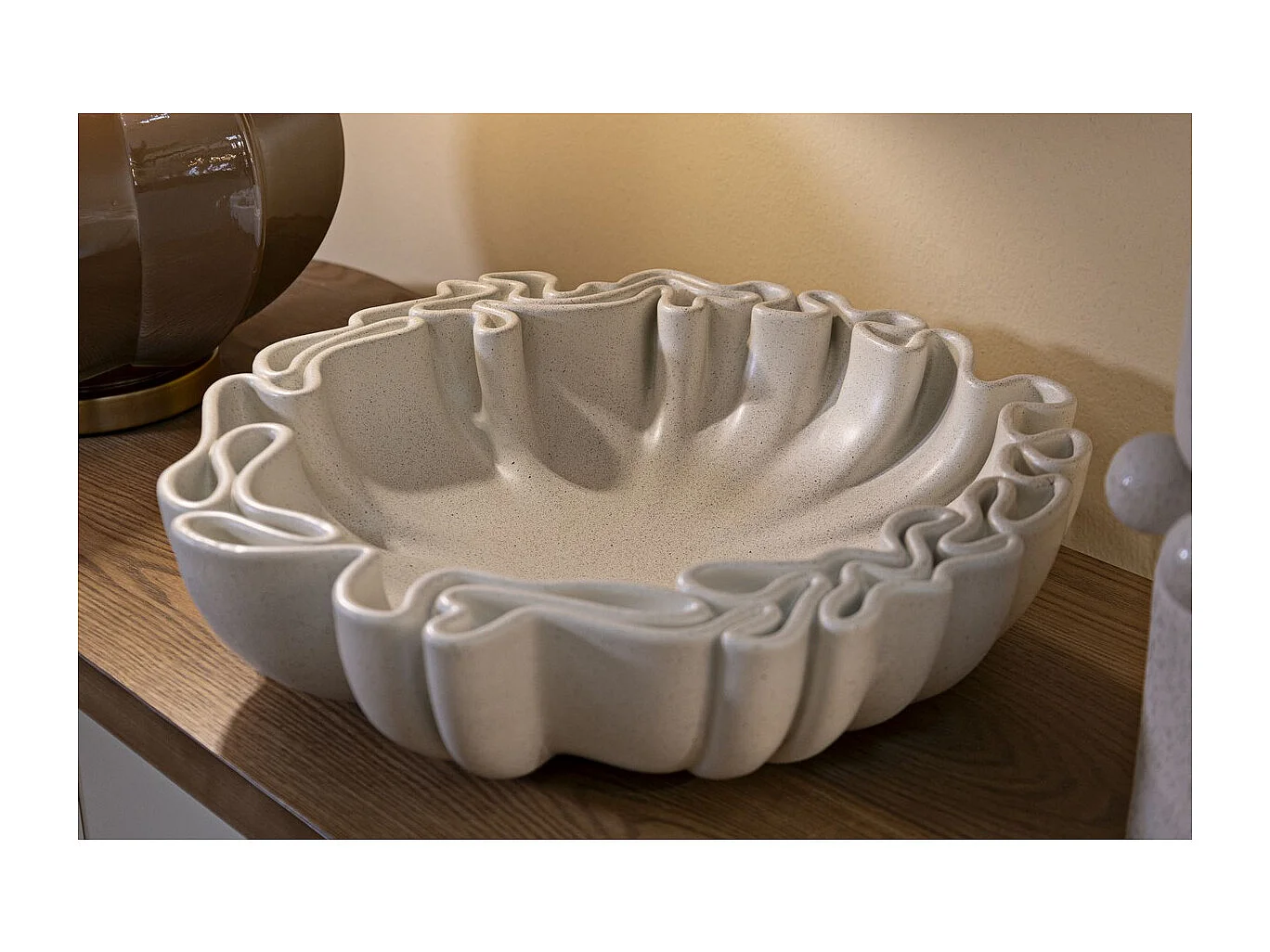 Plateau MF857, Beige, 40,5x38,5x9,5 cm, Seven Design