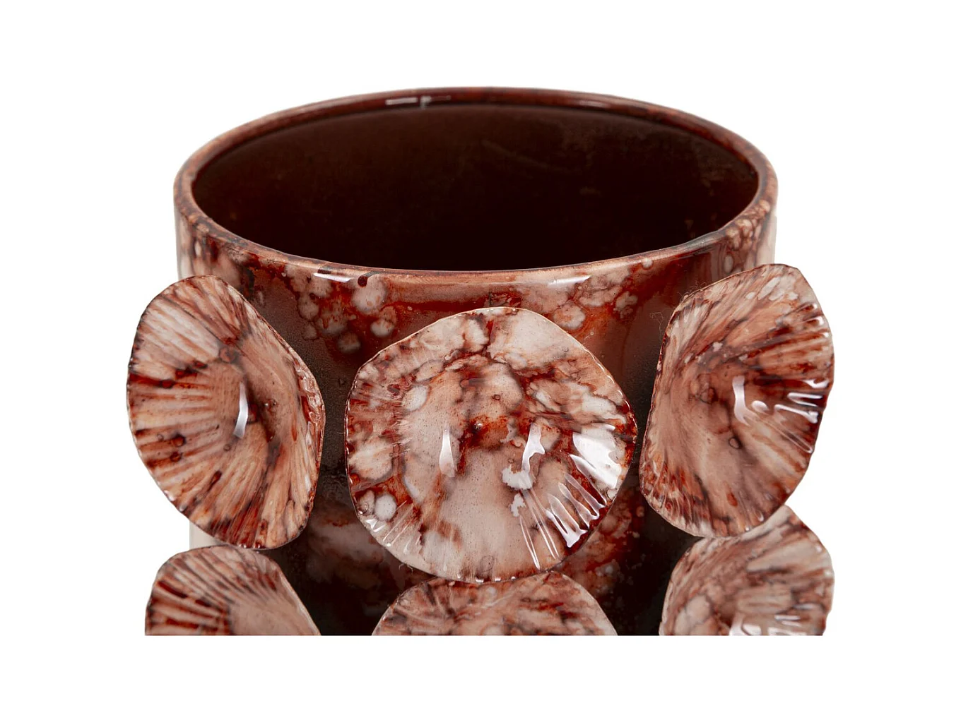 Vase Décoratif MF854, Jaune, 12,5x12,5x24 cm, Seven Design