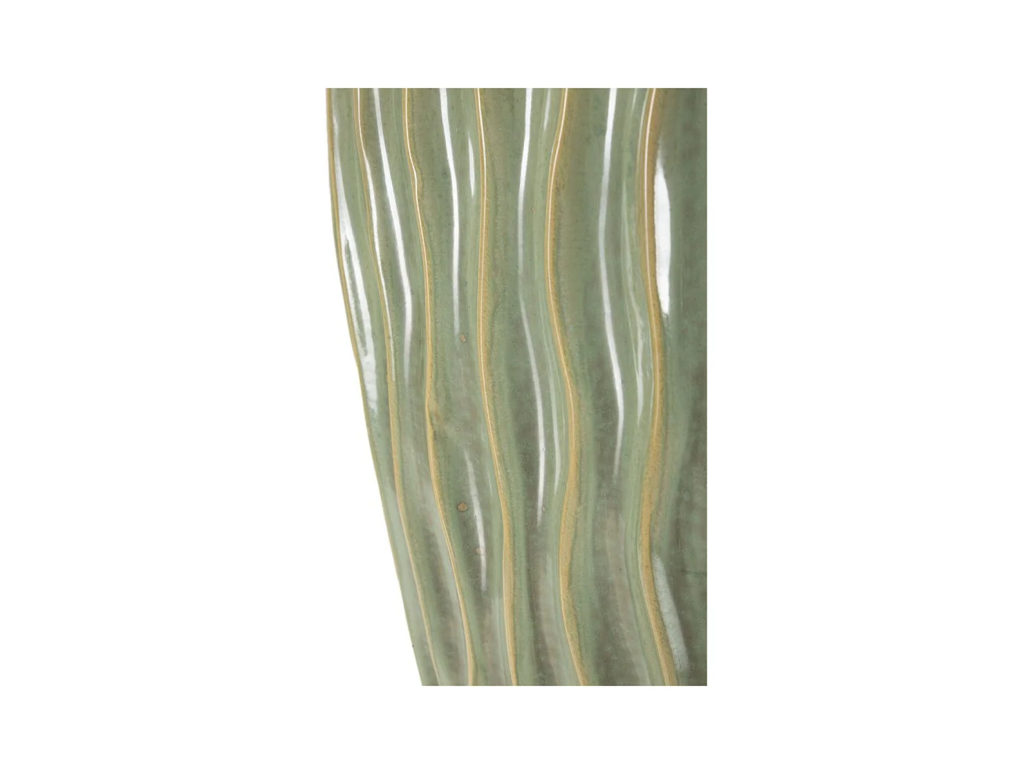 Vase Décoratif MF822, Vert, 27x14x46,5 cm, Seven Design