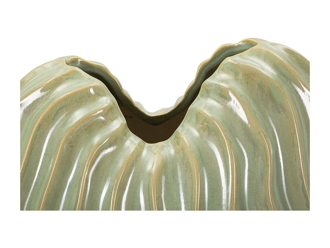 Wazon Dekoracyjny MF822, Zielony, 27x14x46,5 cm, Seven Design