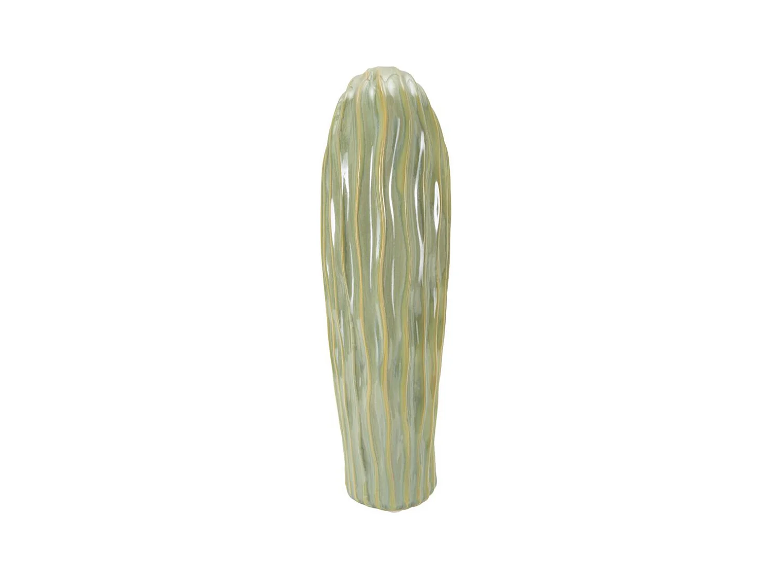 Vase Décoratif MF840, Vert, 22x10x39 cm, Seven Design