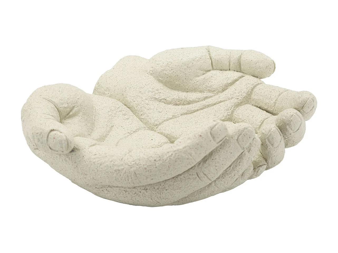 Plateau Mains, Beige, 22,7x20x7,3 cm, Seven Design