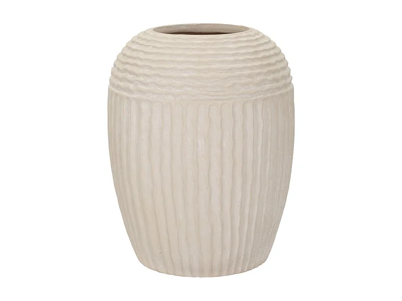 Decoratieve Vaas MF818, Beige, 30x30x38,5 cm, Epikasa