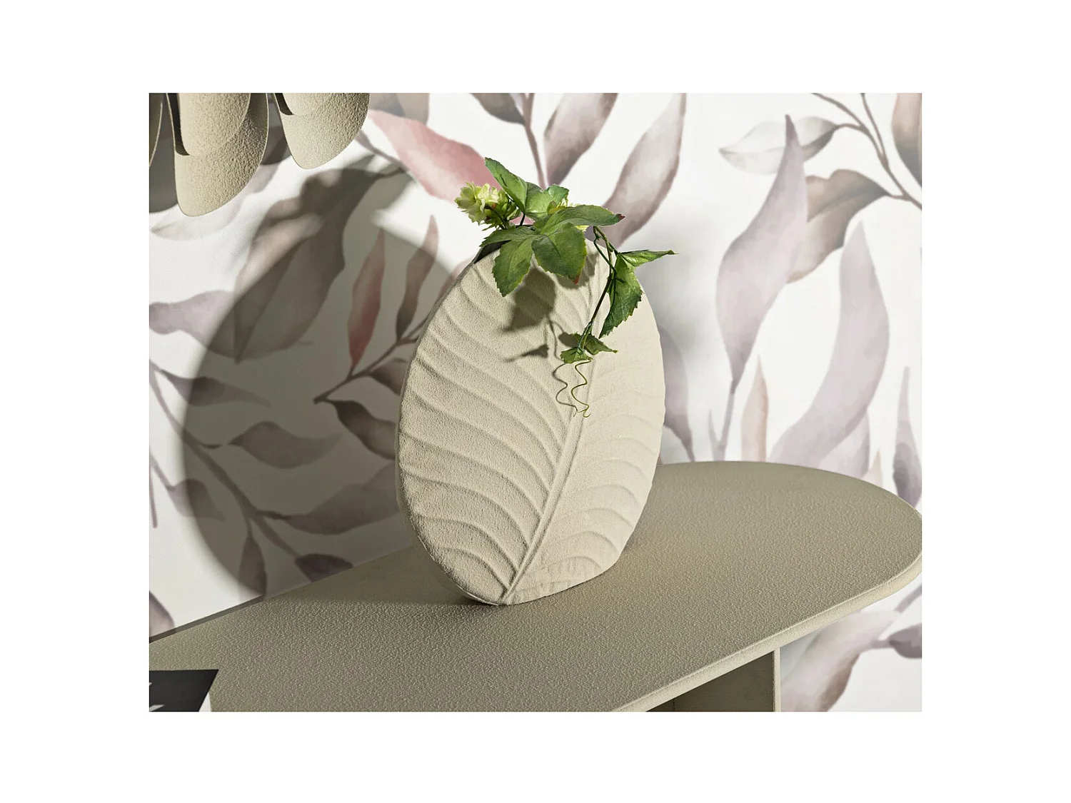 Vase Décoratif MF842, Beige, 32,5x13x32,5 cm, Seven Design