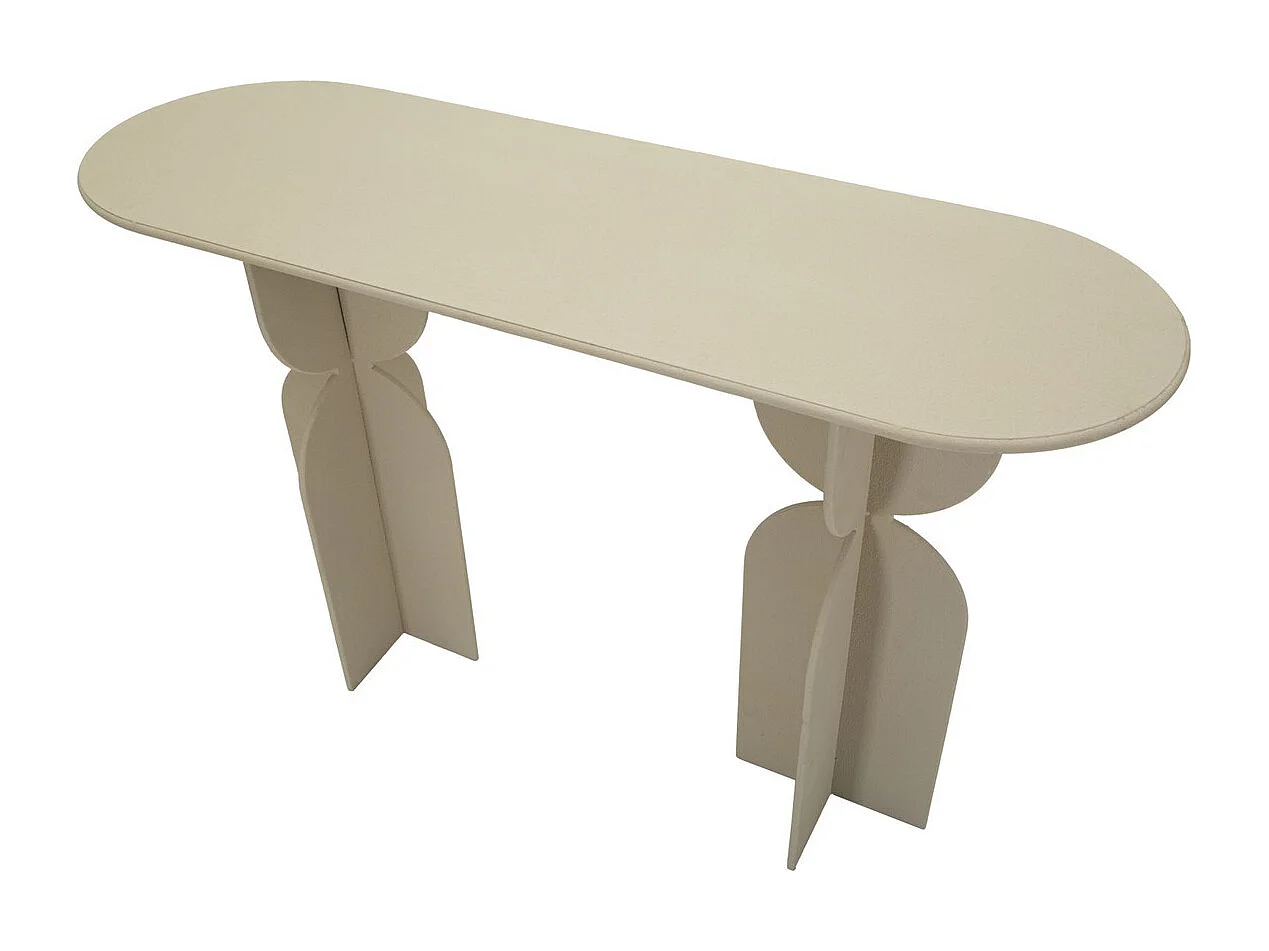 Table Console Marlowe, Beige, 120x40x75,5 cm, Seven Design