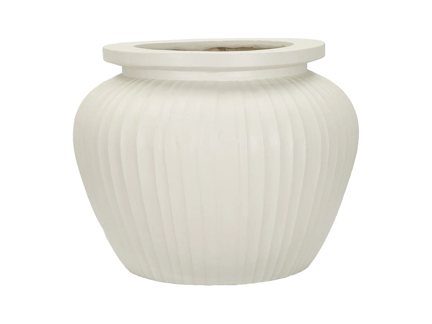 Vase Décoratif MF810, Beige, 48x48x38 cm, Epikasa